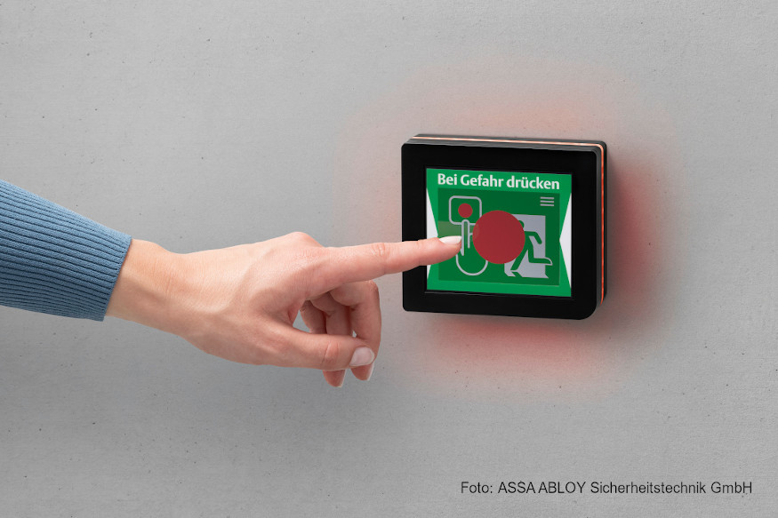 ASSA ABLOY ePED-Wanddisplay