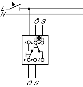 Механизм кнопки 1п 2н/о с N-клем. Impuls ABB 1413-0-0889