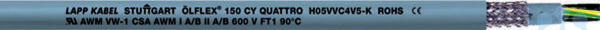 Кабель OLFLEX 150 CY QUATTRO 3х0.75 G (м) LappKabel 0015603