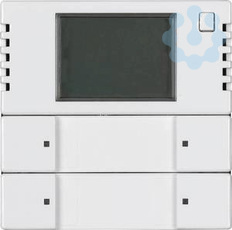 Терморегулятор 6128/28-84-500 KNX с дисплеем и сенсором 2/4-клавишный альп. бел. ABB 6134-0-0334