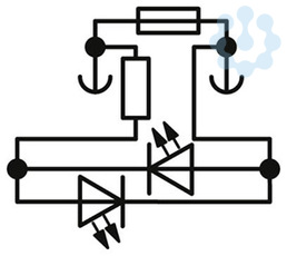 Держатель штекерный предохранителя P-FU 5х20 LED 24-5 Phoenix Contact 3209248