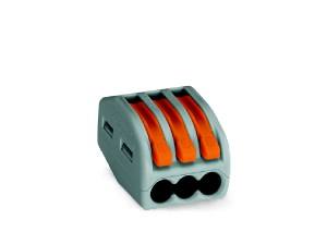 Клеммник 3х(0.08-4) WAGO 222-413