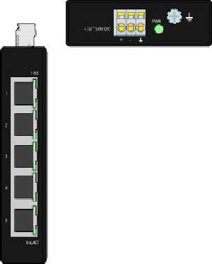 Коммутатор ETHERNET 10/100 5-портов ECO промышленный WAGO 852-111