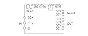 Модуль упр. DC 24В 10А для монтаж. шины TS35 и зарядное устройство ИБП WAGO 787-870