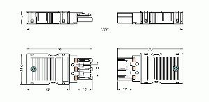 Гнездо с фиксирующей скобой 3-конт. WAGO 770-103