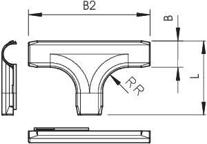 Соединение для труб Т-образ. 2953 T M20 RW OBO 2153994