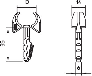 Зажим трубный 12-15мм 1975 12-15 OBO 2148021