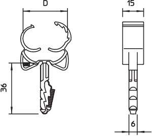 Зажим трубный 16-21.5мм 1976 16-21 OBO 2148528