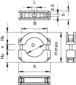 Скоба креп. молниезащитная 24-34мм 3015 34 LGR OBO 2157349