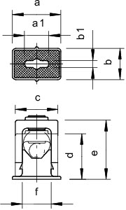 Скоба креп. 6-16мм 3040 LGR OBO 2105012