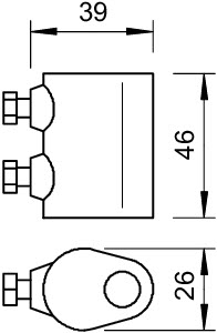 Вставка разделительная Rd8-10 /Zn 233 DIN ZN OBO 5335205