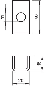 Распорка DS 4 FT гор. цинк OBO 6416586