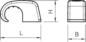 Скоба креп. 4-7мм 4039 OBO 2215306
