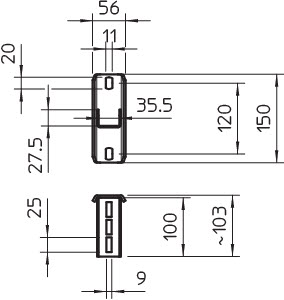 Траверса 1268 KP FT OBO 6350054