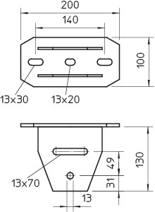 Комплект траверса регулир. KU 7 VQP FT OBO 6349153