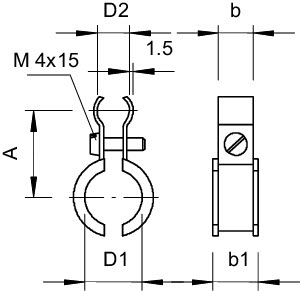 Зажим для троса 9-16мм 4021 K 9-16 OBO 2307634