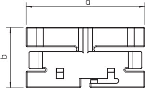 Скоба для крышки кабельного канала WDKH H=90мм OTK H90 OBO 6176125