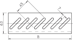 Пластина предохранительная 150мм BEB 150 DD OBO 7083622