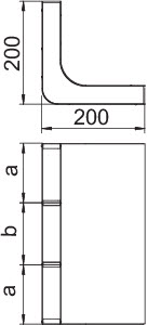 Угол вертикальный 90град. для кабель-канала 3-секц. 120х110х38мм KV3 35038 FS OBO 7400660