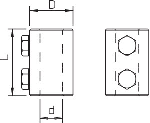 Удлинитель изол. стержней 101 IV-16 OBO 5408557