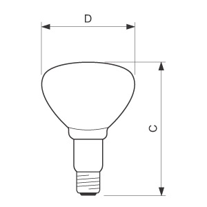 Лампа IR250RH BR125 230-250В E27 1CT/10 Philips 923212043801 / 871150057521025