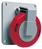 Розетка 416RAU6W 16А 3P+E+E для монтажа на поверхность IP67 ABB 2CMA167030R1000