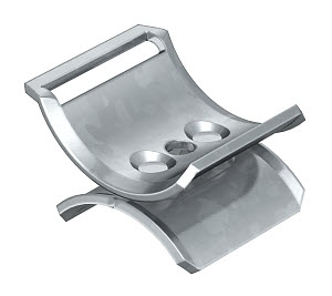 Пластина двойная D12-16мм 2058 M2 16 FT OBO 1199714