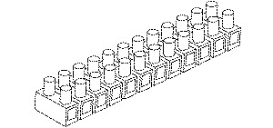 Ein- und mehrpolige Klemmenleiste