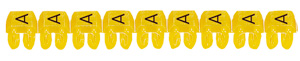Маркер каб. 4.0-6.0кв.мм CAB3 "A" жел. (уп.300шт) Leg 038360