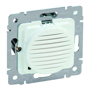 Звонок электронный с лиц. пан. 220В 10 мел. Galea Life бел. Leg 775718