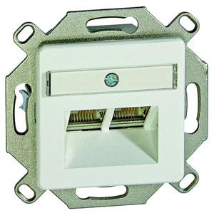 Механизм розетки комп. СП Galea Life RJ45 CAT.5E FSTP 2 вых. Leg 775887