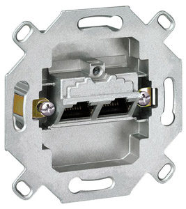 Механизм розетки комп. СП Galea Life RJ45 CAT.6 FSTP 2 вых. Leg 775976