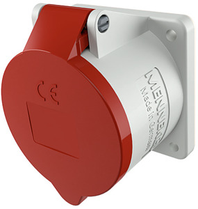 Розетка скрыт. уст. 32А 400В 3P+E+N IP44 прям. Mennekes 1276