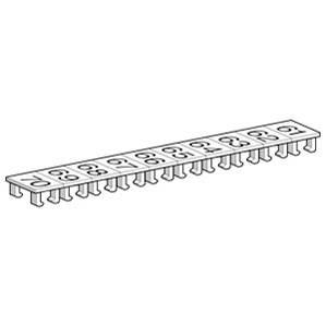 SCHNEIDER ELECTRIC IDENTIFIC P/BORNES N°61 A 70 PASO 6MM