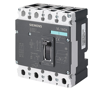 SIEMENS INDUSTRIAL INT VL160X N S/PROTEC 40KA TERM FIJO 63A