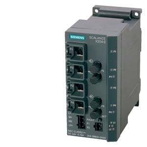 Коммутатор управляемый IE SIMATIC NET SCALANCE X204-2 Siemens 6GK52042BB102AA3