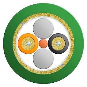 Кабель AT-WQ(ZN)Y (ZN)B2Y 2х1 (м) Siemens 6XV18732B