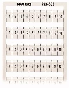 Система маркир. WMB 1-10 для клемм шириной 5мм WAGO 793-502