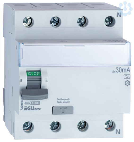 EGUtec Fi-Schalter 4-polig 40A 10kA 30mA online kaufen - 7200897 -  Elektroprofishop