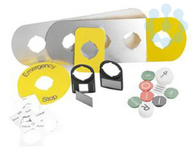 Колпачок с текстом для кнопок с подсветкой и ламп KTC2-9015 ABB 1SFA616902R9015