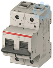 Выключатель автоматический модульный 2п D 50А 50кА S802S ABB 2CCS862001R0501