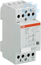 Контактор модульный с ручным упр. EN24-40 (24А AC1) катушка 24AC/DC ABB GHE3261101R0001