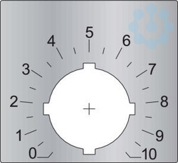 Шильдик для потенциометра (со шкалой) ABB SK615562-88