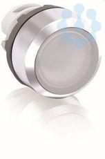 Кнопка MP2-21W с фикс. с подсветкой бел. (только корпус) ABB 1SFA611101R2105
