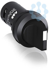 Переключатель C3SS2-10B-20 3-х поз. черн. 2НО без фикс. (черн. декор. кольцо) ABB 1SFA619211R1026