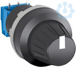 Потенциометр MT-350B в сборе 50кОм кольцо хром металл. ABB 1SFA611410R3506