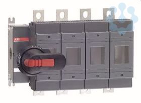 Рубильник 4п OS250D04FP до 250А предохранитель 0 или 1 (нет в комплекте) ABB 1SCA022726R8620