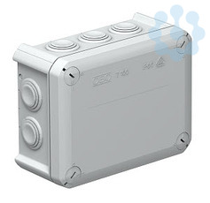 Коробка распределительная 10х25 150х116х67мм IP66 T 100 свет. сер. OBO 2007077