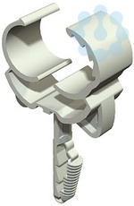 Зажим Snap для трубы d22.5-28.5мм 1976 22-28 (уп.100шт) OBO 2148536