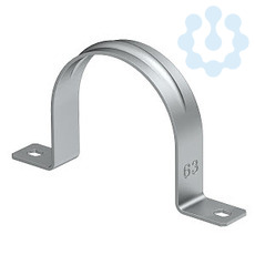 Скоба креп. метал. оцинк. двухлап. 25мм 605 25 ALU OBO 1017861